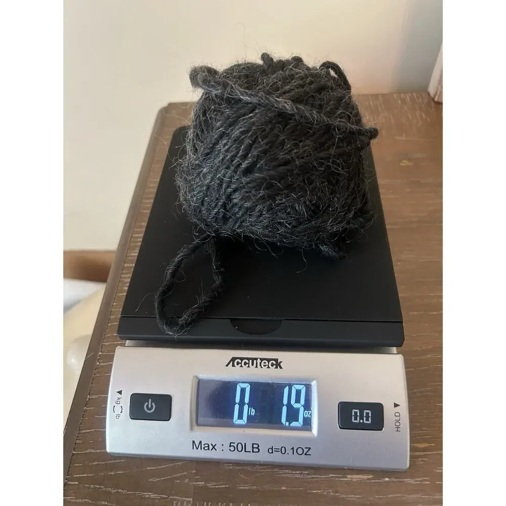 Mixed Lot Of Yarn 5 Skeins Acrylic Blend Gray Black Brown Medium Worsted Yarn